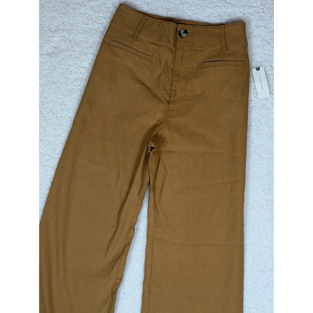 Maeve Anthropologie Sz 28 The Colette Wide Leg Pants High Rise NWT